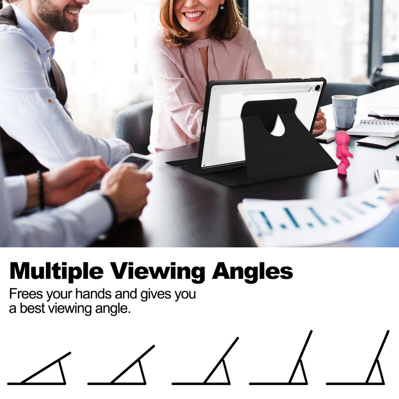 Rotating Tablet Case Manufacturer - OEM/ODM Transparent 360 Degree Acrylic with Pen Slot