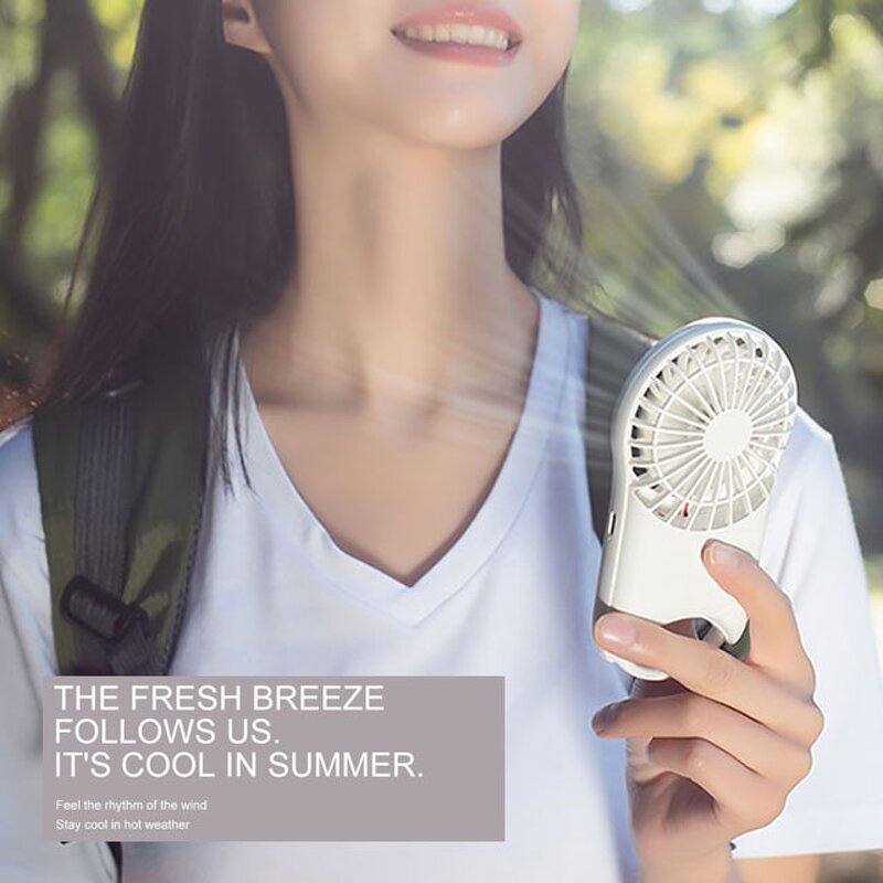 Handheld Fan Factory - OEM/ODM New F12 800mAh Rechargeable Hook Mountain Mini