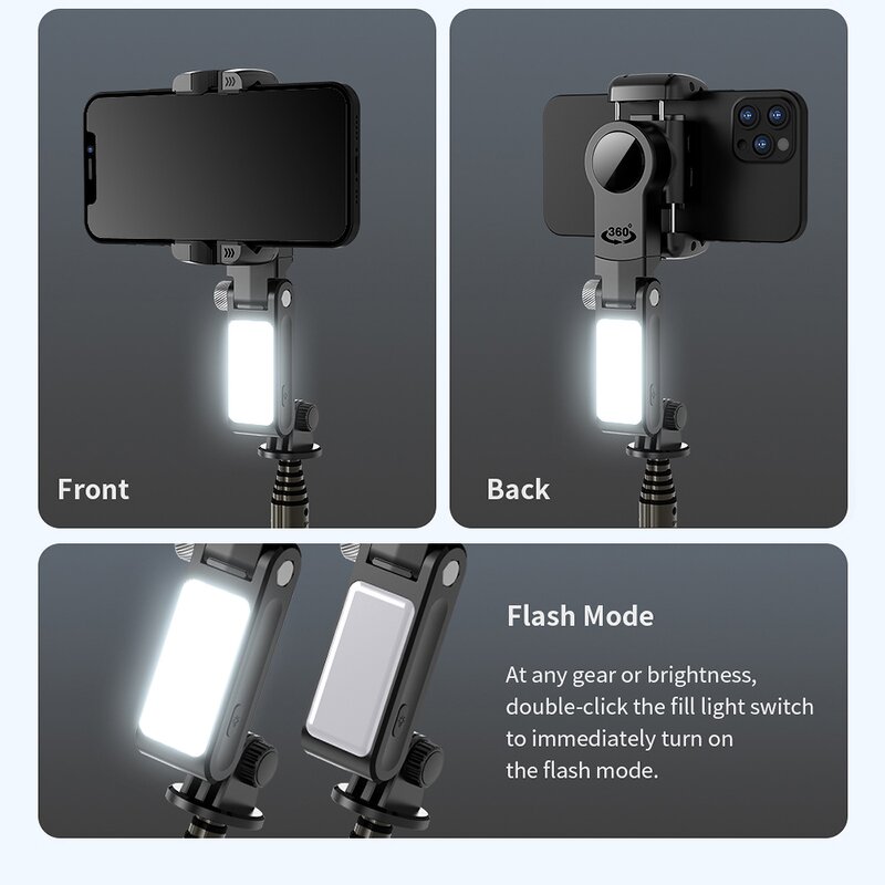 Gimbal Stabilizer Manufacturer - OEM/ODM Face Tracking with App Rotation Wireless Tripod