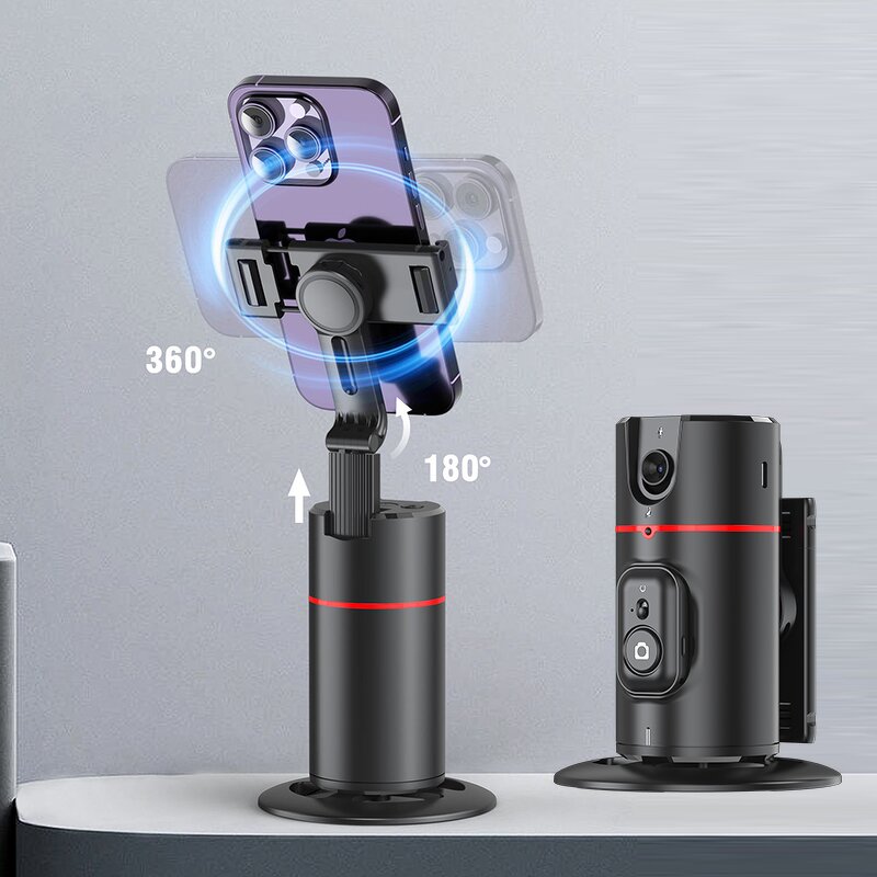 Gimbal Stabilizer Manufacturer - OEM/ODM P02 AI Face Recognition 360 Rotating Phone Holder