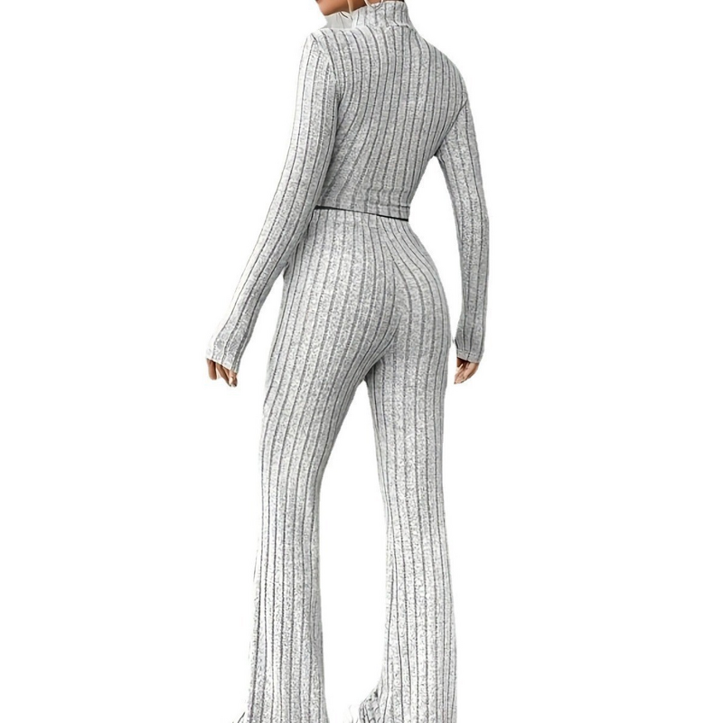 Knitted Set Factory - OEM Spring Casual Long Sleeve Hoodie Anti-Wrinkle Loose Pants