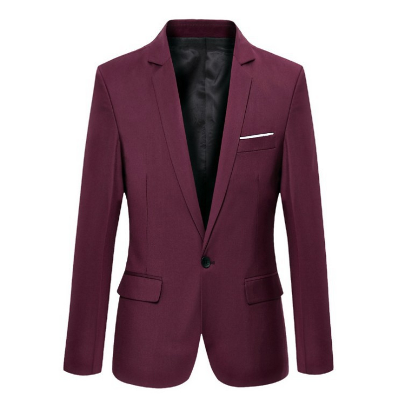 Blazer Factory - OEM Autumn New Men's Casual Suit Slim Fit Small Blazer Korean Style Trendy Single Breasted