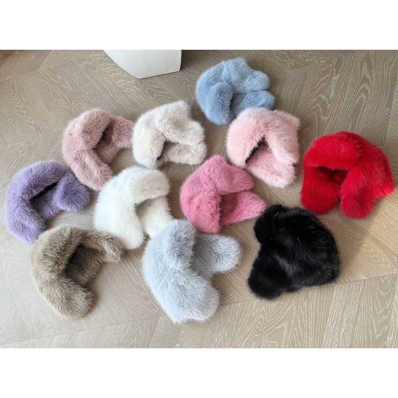 Ear Protection Hat Factory - OEM Autumn Winter Hat with Plush Fur Retro Hat Versatile Warm Fluffy Ear Protection