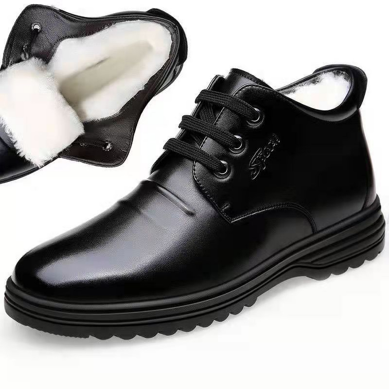 Men's Leather Shoes Manufacturer - OEM Wholesale Winter Cotton Casual Business Walking