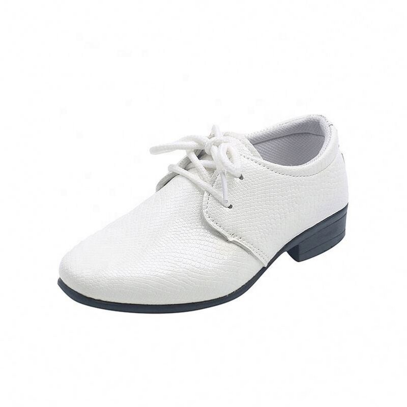 Boys' Leather Shoes Factory - OEM Ruizi Boys' Leather Spring British Style Lace up Children's Single Middle School Students'
