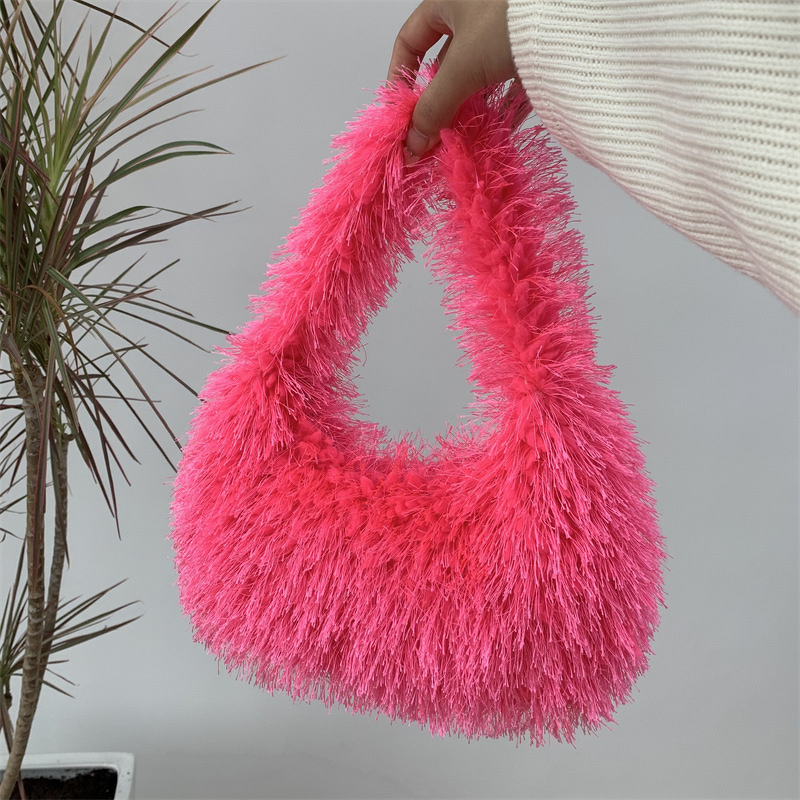 Small Square Bag Manufacturer - OEM European American Japanese Korean Autumn Winter New Plush Small Square Bag Cute