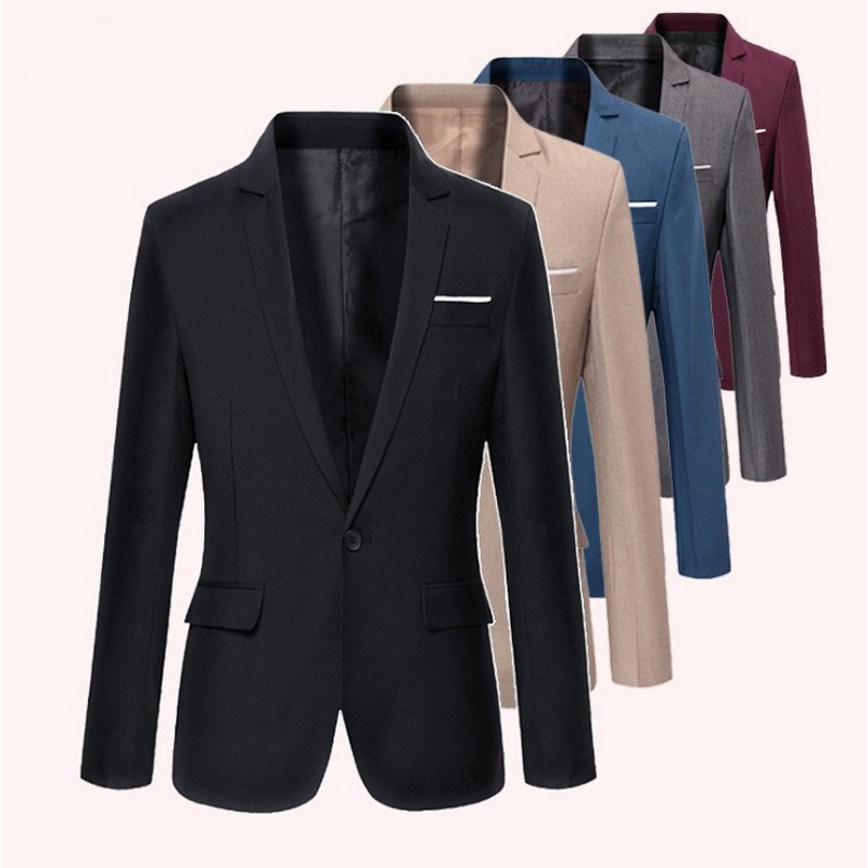 Blazer Factory - OEM Autumn New Men's Casual Suit Slim Fit Small Blazer Korean Style Trendy Single Breasted
