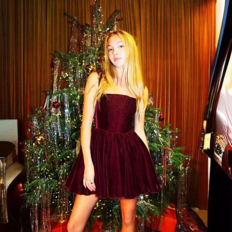 Christmas Party Skirt Manufacturer - OEM 2025 Fashion with Lace Decoration Firm Control