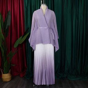 African Women's Clothing Manufacturer - OEM Plus Size Top Gradient Skirt Two-Piece Set African Women's Clothing