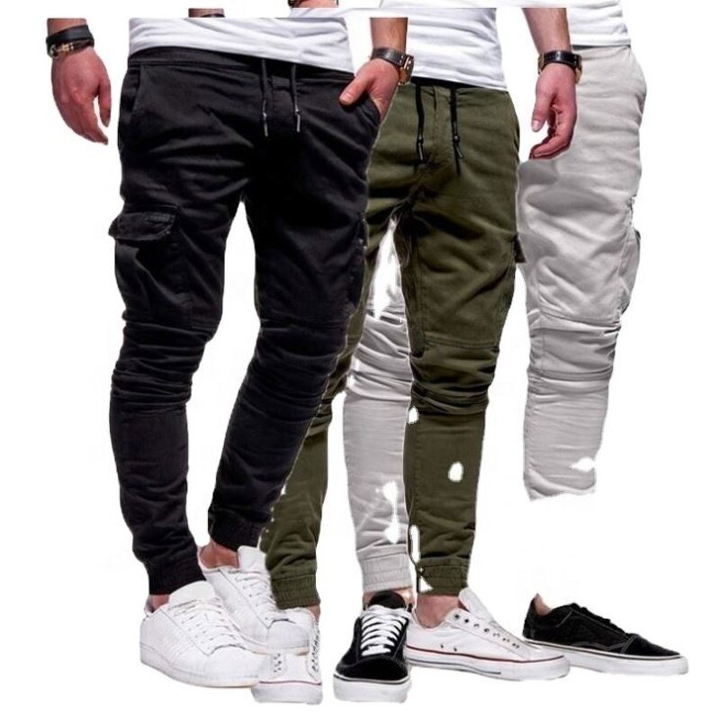 Overalls Factory - OEM Factory Price Overalls Straight Slim Fit Solid Color Sweat Casual Trousers
