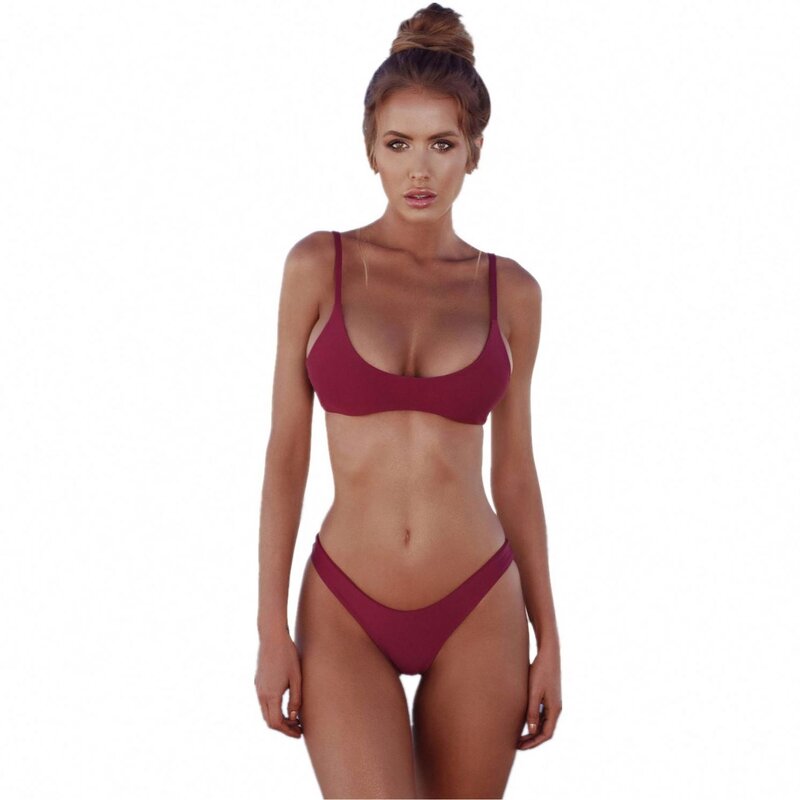 High Waist Bathing Suits Factory - OEM Custom New Bikini Cover up High Waist Bathing Suits 2 Piece Swimsuits for Women