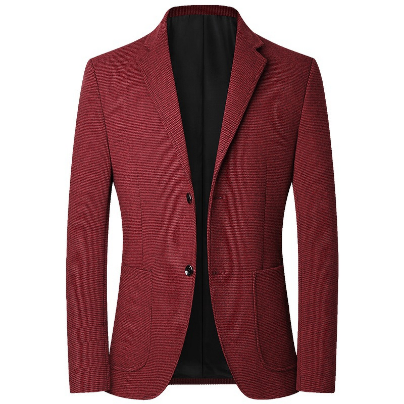 Dad Jacket Factory - OEM Spring Autumn New Style Middle-aged Men's Suit Casual Dad Outfit Single-piece Blazer