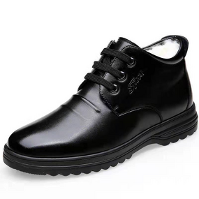 Men's Leather Shoes Manufacturer - OEM Wholesale Winter Cotton Casual Business Walking