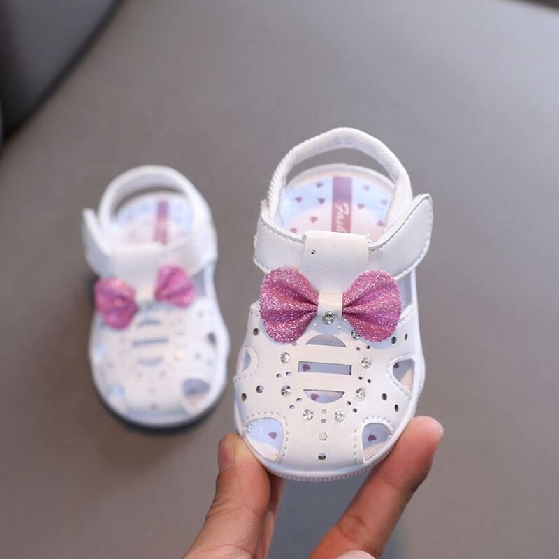Baby Sandals Manufacturer - OEM Fashion Ruizi Baby Toddler Infant Girls Summer Sandals Flower Princess Flat Pu Leather