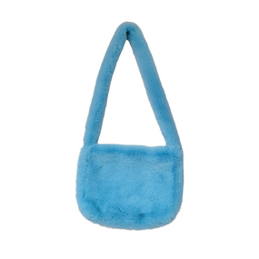 Rose Red Fur Bag Manufacturer - OEM Autumn Winter Bag New Rose Red Fur Plush Versatile Y2K Hot Girl Style Shoulder