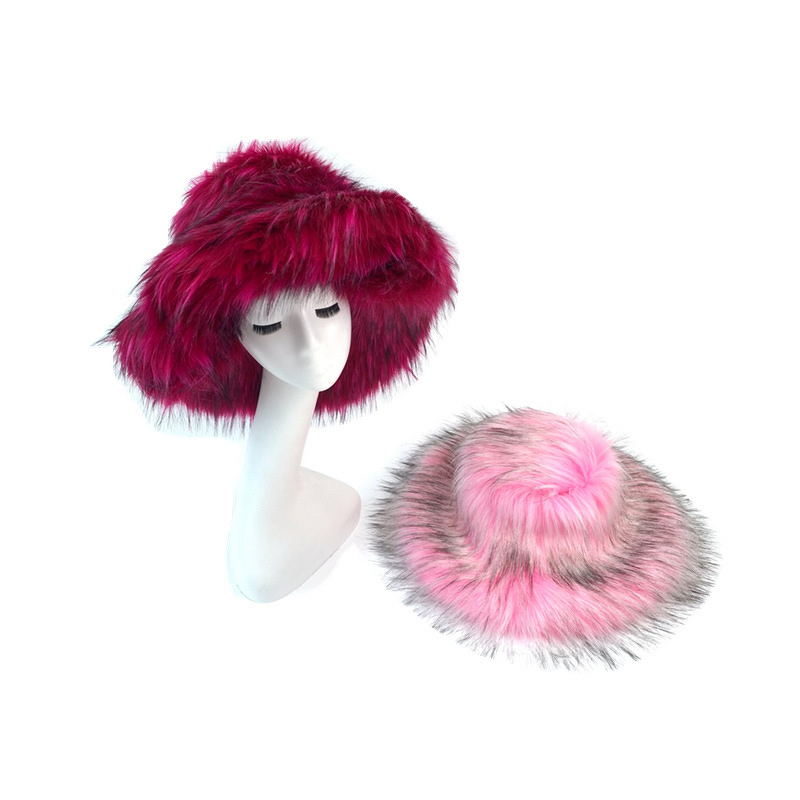 Fur Hat Manufacturer - OEM Autumn Winter Warm Fur Hat New Thickened Punk & Hot Girl Style for Casual Scene