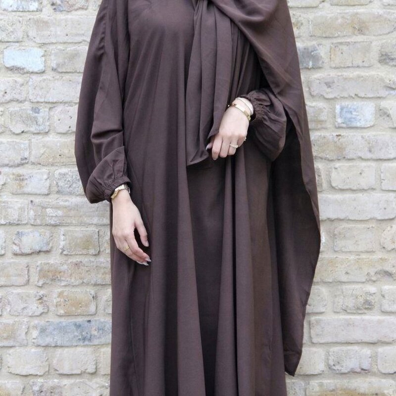 Muslimah Abaya Manufacturer - OEM 2024 Ruizi 2025 Ladies' Elegant Traditional Muslimah Abaya Best Selling Dubai