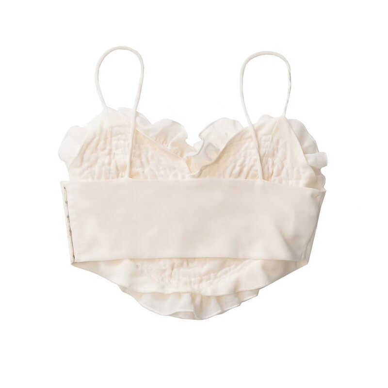 Sling Top Factory - OEM 2025 Chic Heart Shaped Fluffy Short Sling for Women's Street Fashion