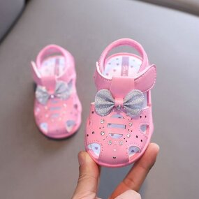 Baby Sandals Manufacturer - OEM Fashion Ruizi Baby Toddler Infant Girls Summer Sandals Flower Princess Flat Pu Leather