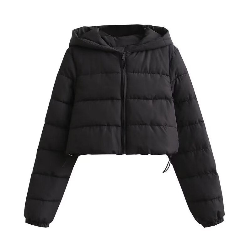 Hooded Jacket Manufacturer - OEM Autumn Winter New European American Women's Clothing Urban Leisure Regular Hooded