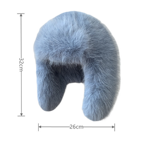 Ear Protection Hat Factory - OEM Autumn Winter Hat with Plush Fur Retro Hat Versatile Warm Fluffy Ear Protection