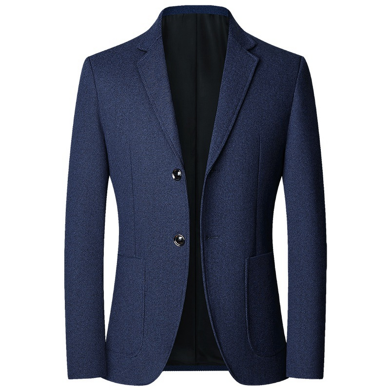 Dad Jacket Factory - OEM Spring Autumn New Style Middle-aged Men's Suit Casual Dad Outfit Single-piece Blazer