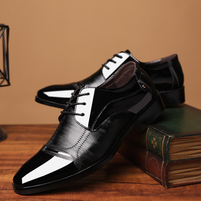 Leather Shoes Factory - OEM Men's Fashionable Business and Wedding Large Size Spring New