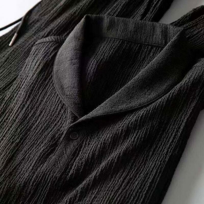 Sports Suit Manufacturer - OEM Factory Price Ruizi Summer Thin High-End Sports Suit Fashion Short Sleeve Pants Trend