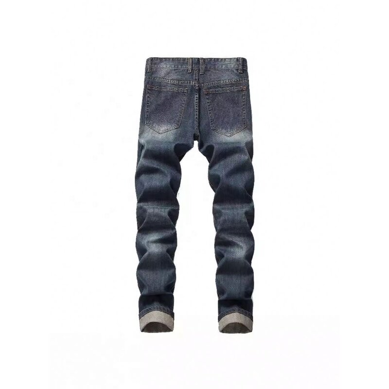 Ripped Skinny Jeans Manufacturer - OEM Factory Price Hot Selling Customize Popular Mens Ripped Skinny Jean Hip Hop Hole Denim
