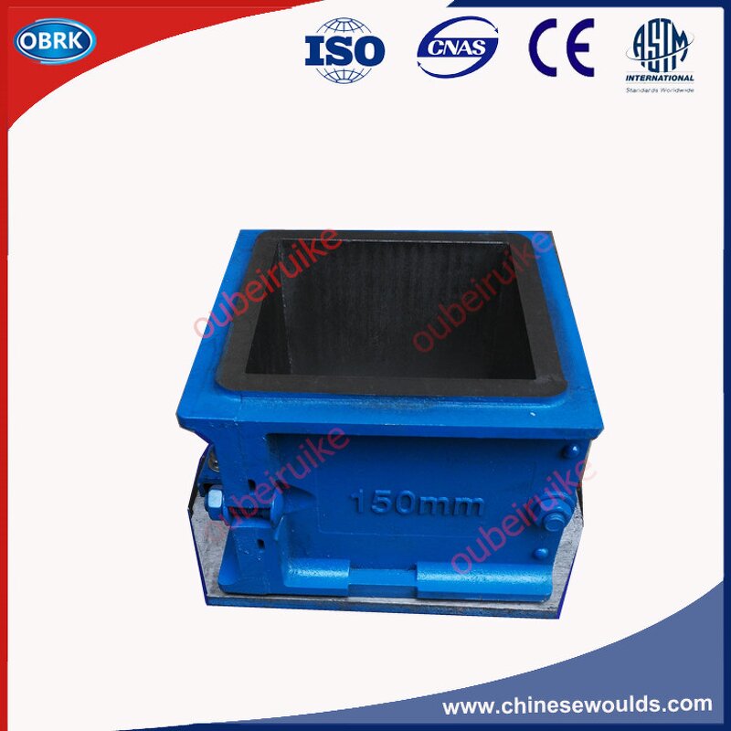 Concrete Cube Mold Factory - OEM/ODM Steel 150mm with Clamp Base Plate