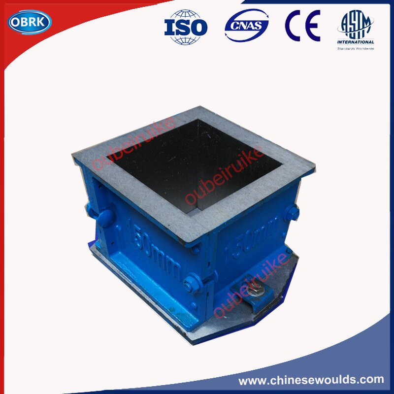 Concrete Cube Mold Factory - OEM/ODM Steel 150mm with Clamp Base Plate