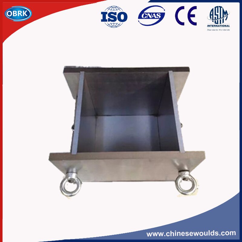 Concrete Cube Mold Factory - OEM/ODM Steel 150mm with Clamp Base Plate