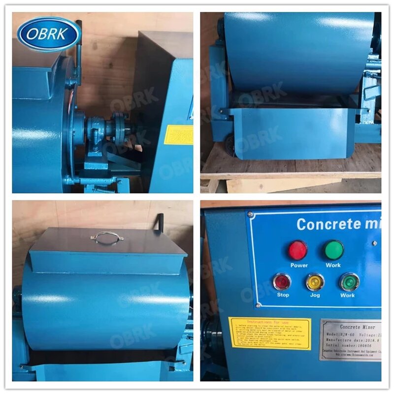 Concrete Mixer Factory - OEM/ODM Hjs-30/60 Electric Horizontal Forced Laboratory