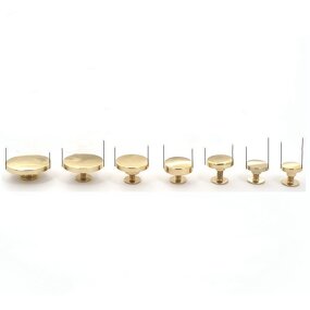 Metal Stud Manufacturer - OEM/ODM Custom logo 9-20mm Zinc Alloy Screw Back for Shoes Garment