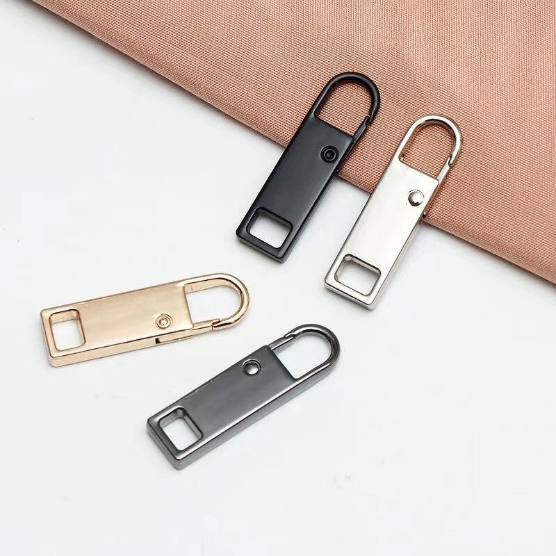 Zipper Pulls Manufacturer - OEM/ODM Custom Brand Logo Open-Type Slider Replacement for Garments