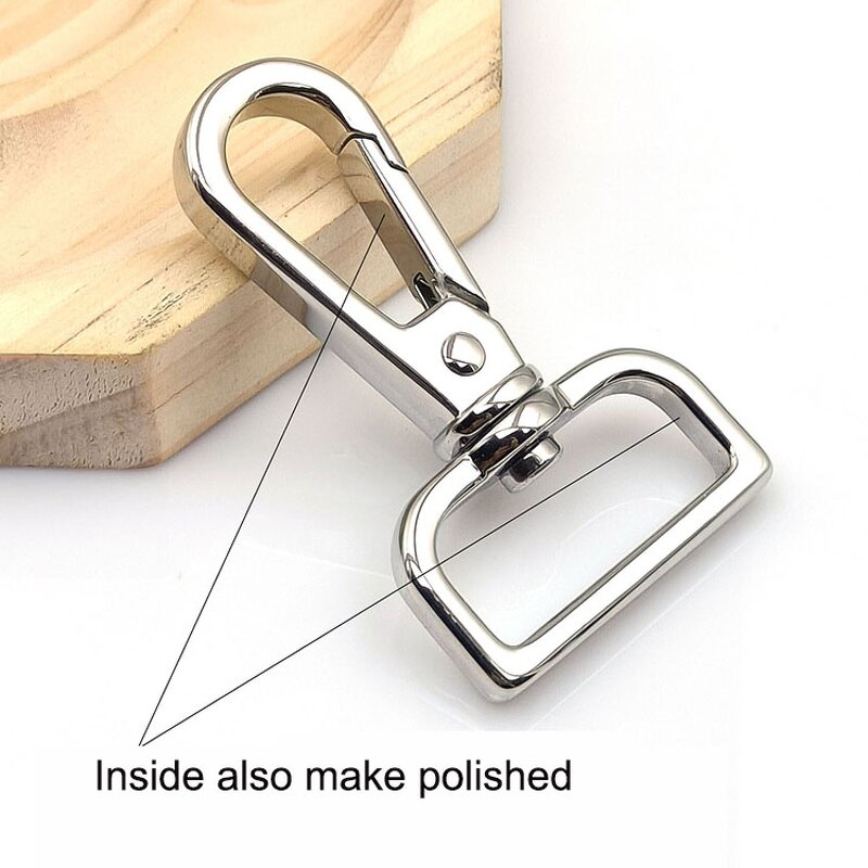 Spring Hook Factory - OEM/ODM Leather Lanyard Bag Strap Swivel Clips Stainless Steel