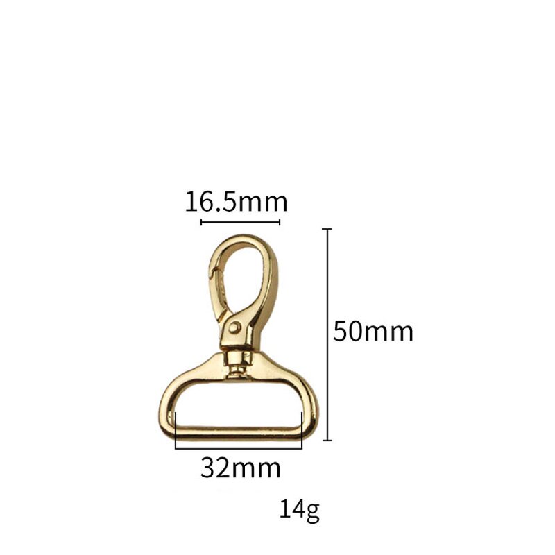 Swivel Lobster Buckle Manufacturer - OEM/ODM Different Size Alloy Belt Buckle for Handbag