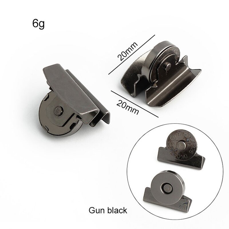 Magnetic Buckle Factory - OEM/ODM 2020mm Custom Logo Strong Fasteners for Garment Cloth Bag