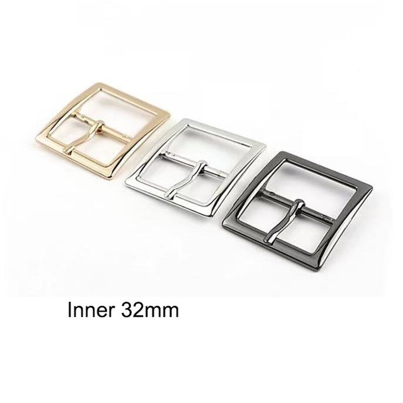 Leather Strap Buckle Factory - OEM/ODM 20mm 25mm Metal Adjustable Double Center Bar Pin