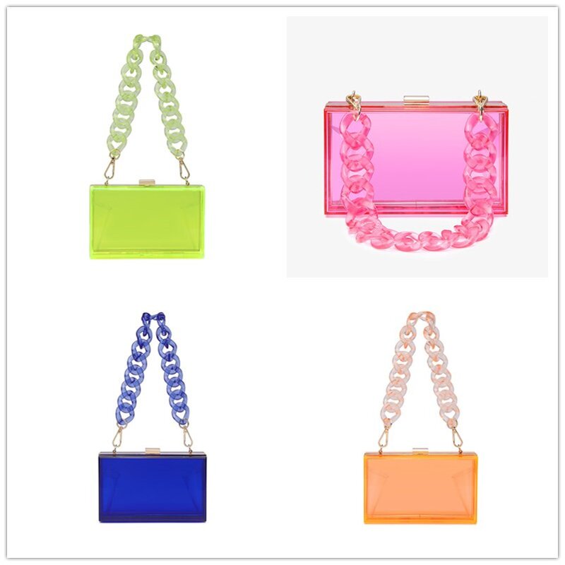 Lady Evening Clutch Manufacturer - OEM/ODM Luxury Metal Frames Plastic Hard Shell Fancy Design