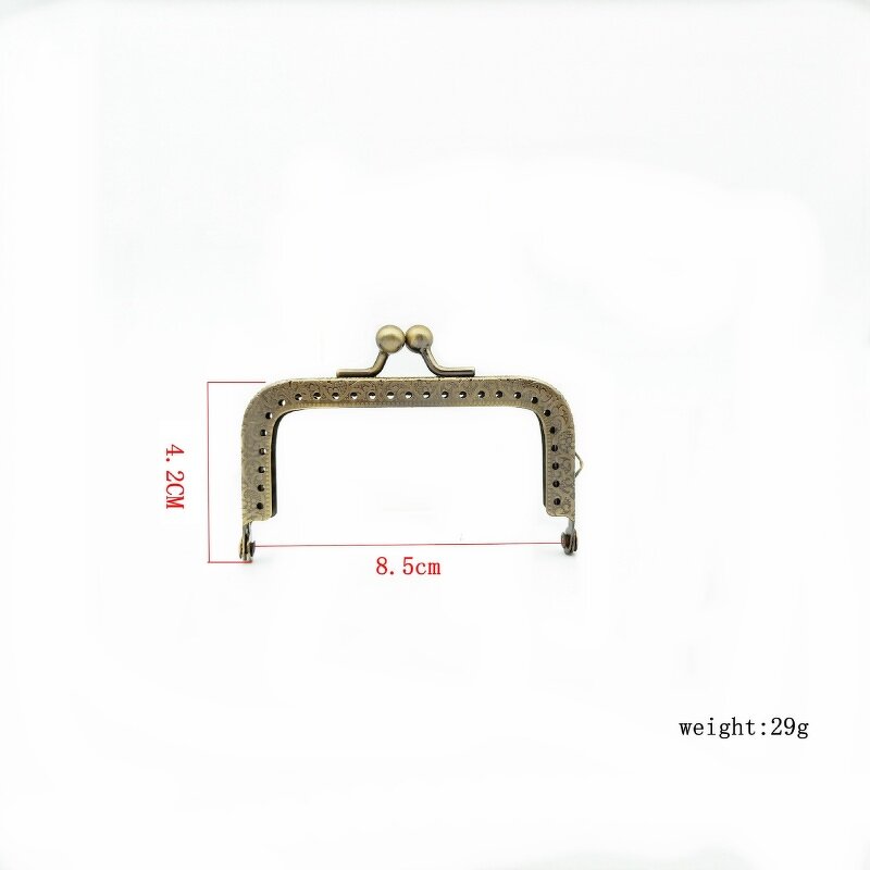 Metal Clasp Frame Factory - OEM/ODM 8.5-20cm Kiss Lock Metal Purse Frame Wallet Accessories
