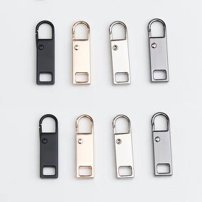 Zipper Pulls Manufacturer - OEM/ODM Custom Brand Logo Open-Type Slider Replacement for Garments