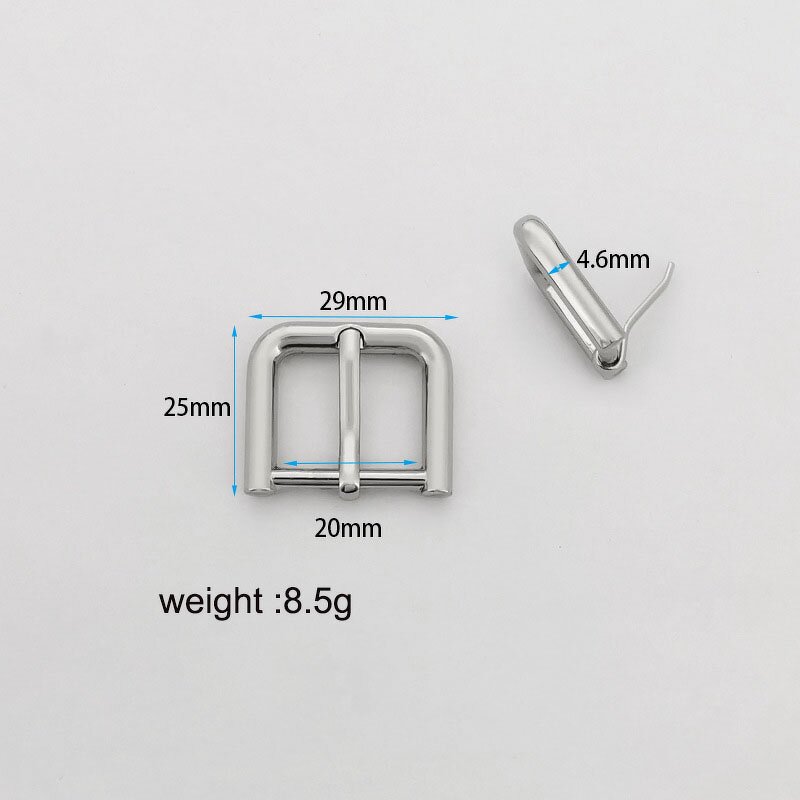Belt Buckle Manufacturer - OEM/ODM Custom Logo 32mm Zinc Alloy Pin Buckle Simple Style