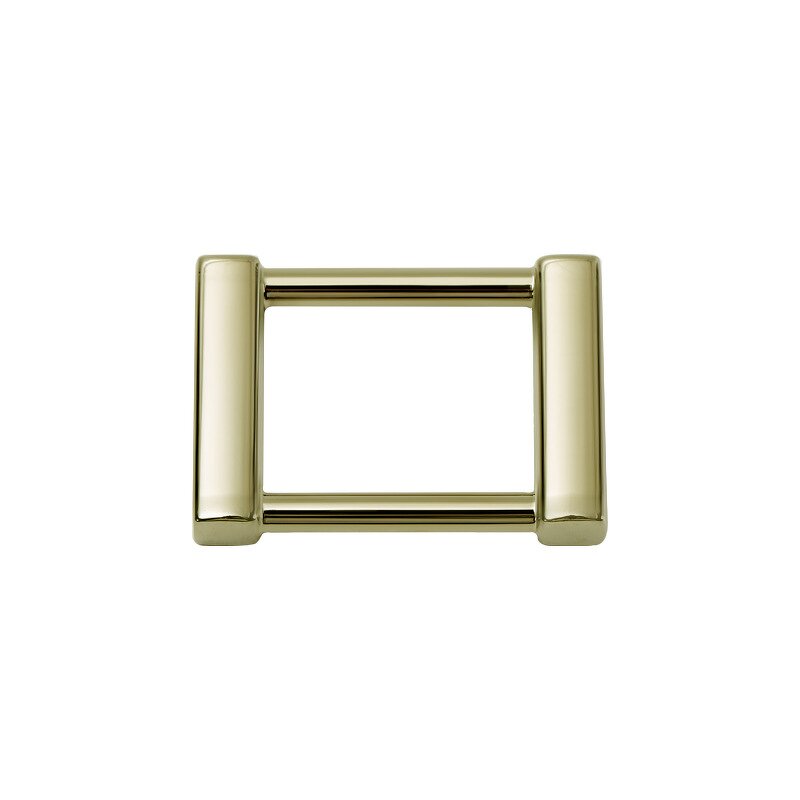 Rectangle Ring Buckle Factory - OEM/ODM Light Gold Black Color for Bag and Garments