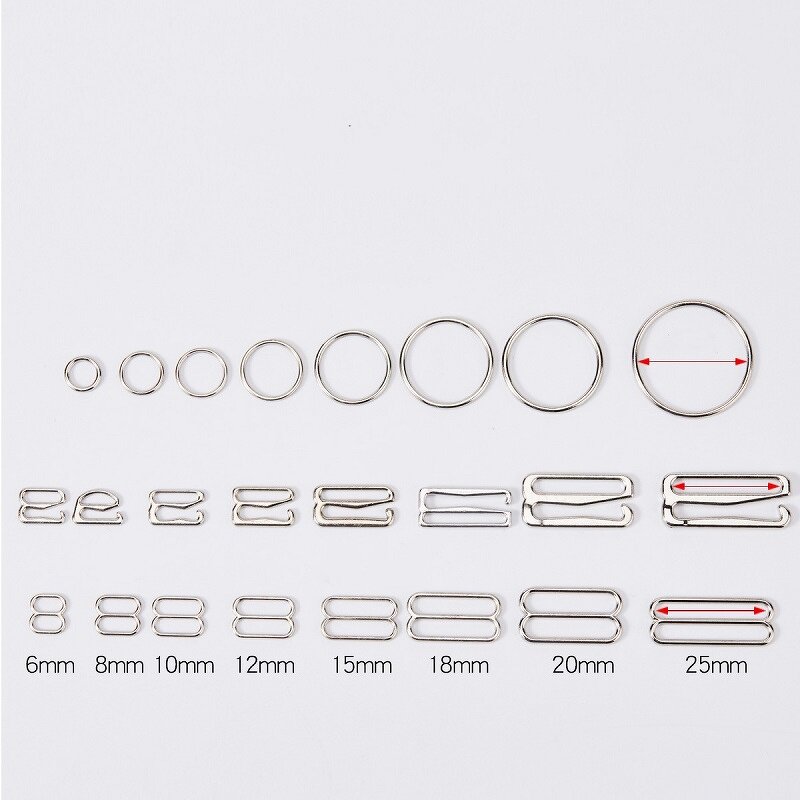 Underwear Slider Manufacturer - OEM/ODM Custom Logo Metal Buckle Adjuster G Hook Round Ring