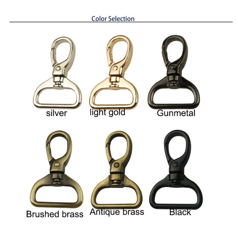 Swivel Lobster Buckle Manufacturer - OEM/ODM Different Size Alloy Belt Buckle for Handbag