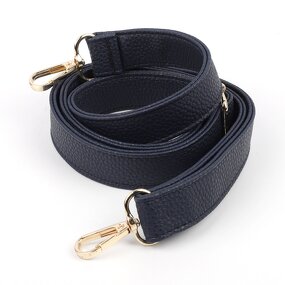 Pu Leather Strap Factory - OEM/ODM Black High Quality 25mm Width Detachable for Handbag
