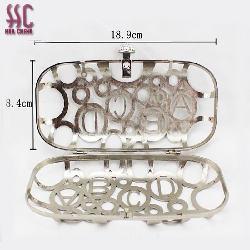 Metal Box Frame Manufacturer - OEM/ODM Fashion Gold Color for Lady Clutch Wholesale