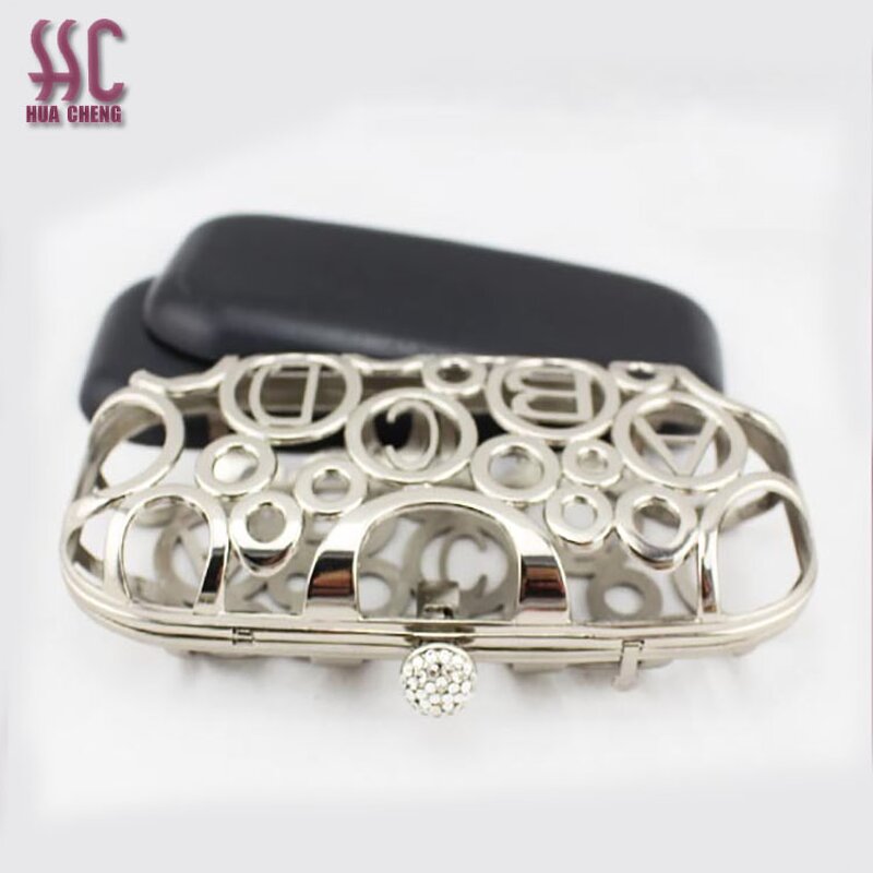 Metal Box Frame Manufacturer - OEM/ODM Fashion Gold Color for Lady Clutch Wholesale