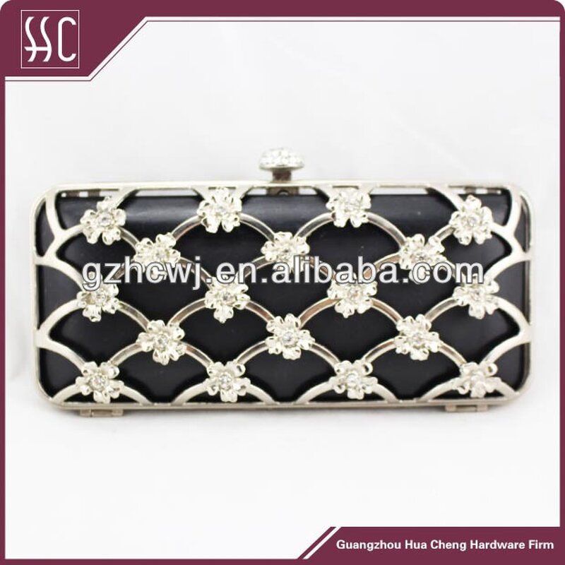 Metal Box Frame Manufacturer - OEM/ODM Fashion Gold Color for Lady Clutch Wholesale